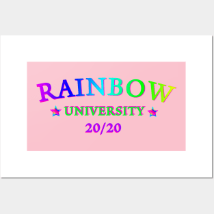 RAINBOW UNIVERSITY LGBTQ+ AGENDA 20/20 Posters and Art